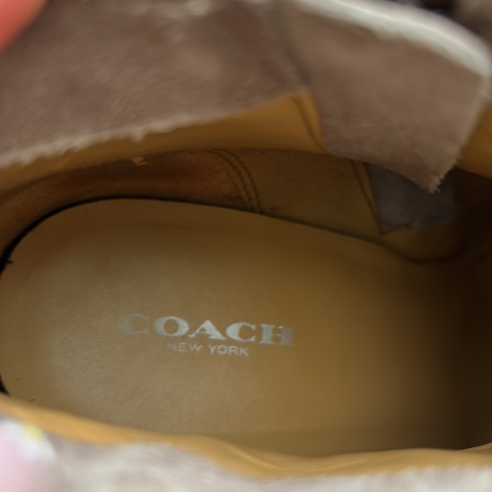 COACH HEWES SUEDE MATTE CALF / Color: LT FT GR / Size: 7.5 M / Great condition - Picture 3 of 5